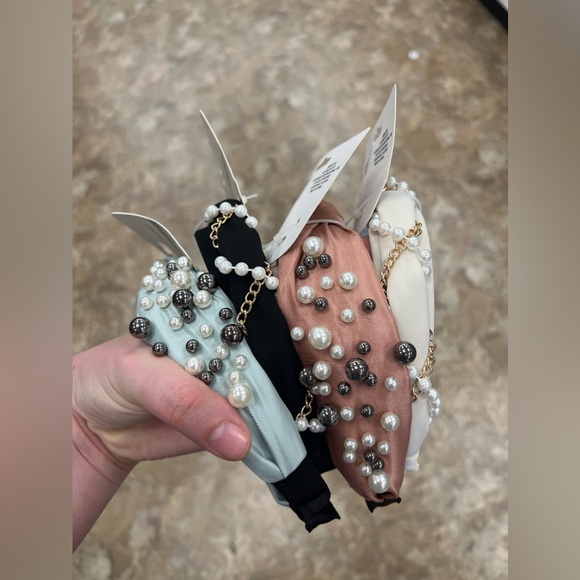 Other - Pearl Chain Headbands NWT